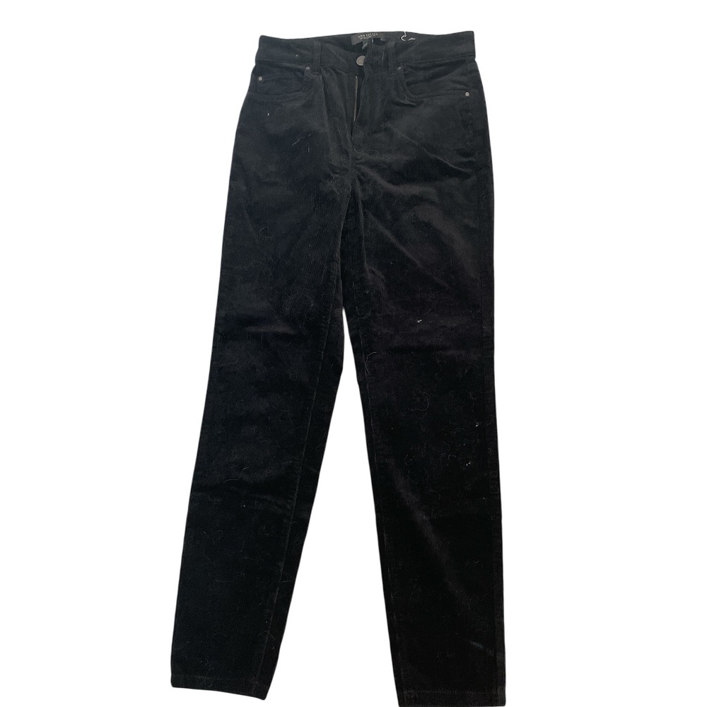 Ann Taylor Petite Curvy Black Corduroy Pants